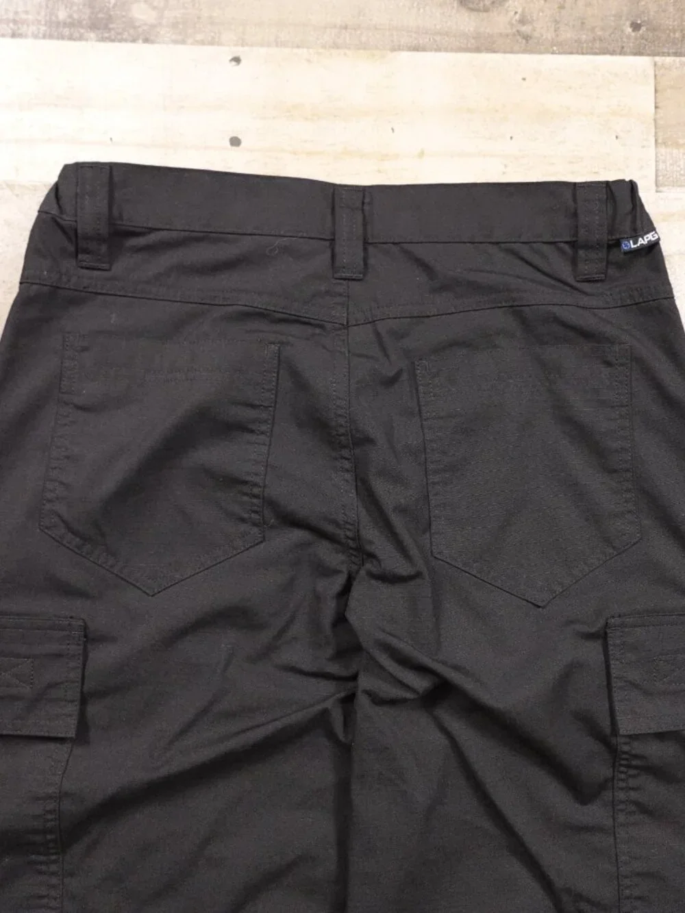 LAPG Core Cargo Pants Men's 30x30 Black Ripstop Tactical Utility Workwear
